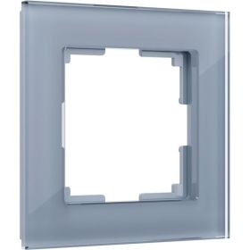 Рамка WERKEL, W0011115 на 1 пост Favorit серый, стекло a050965 (артикул 15777466) – фото 1