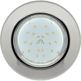 Светильник Ecola GX53 H4 LD5310 Glass стекло, круг, подсветка хром - хром зеркальный 38x126 SM53RNECH (артикул 17135665) – фото 1