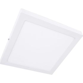 Накладной квадратный даунлайт с драйвером Ecola LED downlight 24W 220V 4200K 285x285x32 DSSV24ELC (артикул 16949455) – фото 1