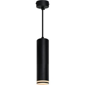 Потолочный светильник FERON ML1708 на подвесе MR16 35W 230V, черный 55x280, 48084 (артикул 22784835) – фото 1