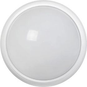 Светильник IEK ДПО 5112Д, LED, 8Вт, 6500K, IP65, круг, белый, с датчиком движения LDPO1-5112D-08-6500-K01 (артикул 16523772) – фото 1