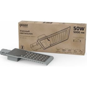 Уличный светильник Gauss LED Avenue IP65 355x155x57 50W 5000lm 4000K 190-250V КСС Ш 1/10 629534250 (артикул 23665041) – фото 1