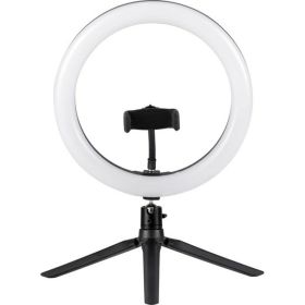 Кольцевой свет Camelion KD-849 C02 LED 10 Вт, подставка для смартфона, на треноге 13012 (артикул 16492776) – фото 1