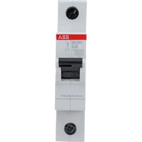 Автоматический выключатель ABB 1-полюсной SH201 C6 2CDS211001R0064 (артикул 16024354) – фото 1