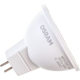 Светодиодная лампа OSRAM LED STAR, MR16, 5Вт, GU5.3, 350Лм, 4000К, нейтральный белый свет 4058075481312 (артикул 18634693) – фото 1