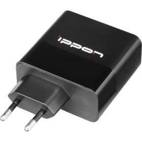 Блок питания IPPON CW45 автоматический, 45W, 5V-20V, 3A, 1xUSB, 5A, от бытовой электросети, 1 штука в упаковке 1402820 (артикул 24895161) – фото 1