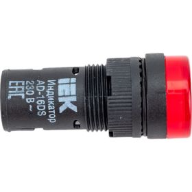 Светосигнальная арматура IEK AD-16DS 230В, красная, ИЭК BLS10-ADDS-230-K04-16 (артикул 15166276) – фото 1