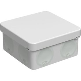 Распределительная коробка GREENEL о/п, 2К, HF, УФ 80x80x40мм IP67 (60 шт) цвет-серый GE42435 (артикул 26639840) – фото 1