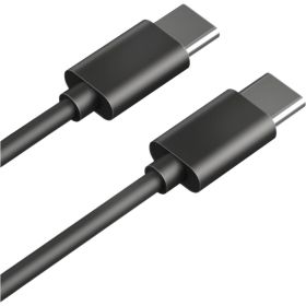 Дата-кабель AKAI Type C- Type С , 1,2м, 3А, PVC , черный CE-469B (артикул 21357502) – фото 1