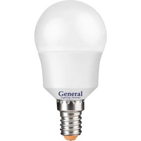 Светодиодная лампа General Lighting Systems Шарик G45F-8W-E14-641000 (артикул 16165575) – фото 1