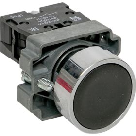 Кнопка EKF BA21 черная NO IP65 PROxima xb2-ba21-65 (артикул 23088423) – фото 1