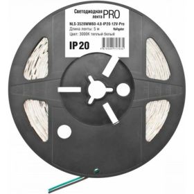 Лента Navigator СД 71 703 NLS-3528WW60-4.8-IP20-12V-Pro R5 71703 (артикул 15784508) – фото 1