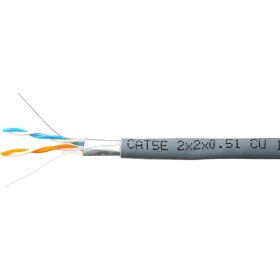 Кабель SkyNet Premium FTP indoor 2x2x0,51, медный, FLUKE TEST, кат.5e, однож., 305 м, box, серый CSP-FTP-2-CU (артикул 15932900) – фото 1
