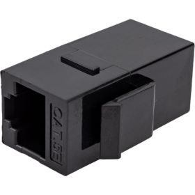 Проходной неэкранированный адаптер формата Keystone Cabeus RJ45-RJ45 (8p8c), категория 5е, CA-KJ-8p8c-C5e (артикул 26008301) – фото 1