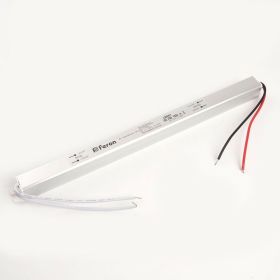 Электронный трансформатор FERON для светодиодной ленты 36W 24V (ультратонкий драйвер), LB001 48012 (артикул 22060354) – фото 1