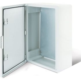 Щит с монтажной панелью REXANT пластиковый ЩМПп 500x400x180 мм ABS УХЛ1 IP65 11-0404 (артикул 23413305) – фото 1
