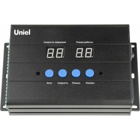 Контроллер DMX Uniel для управления RGB прожекторами серии ULF-L52 DC24V. ULC-L52 RGB/DC24V BLACK UL-00008371 (артикул 21752668) – фото 1