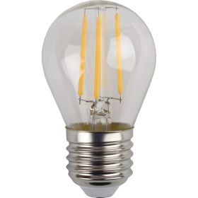 Светодиодная лампа ЭРА F-LED P45-7W-840-E27 филамент, шар, нейтральный Б0027949 (артикул 15882094) – фото 1