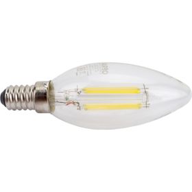 Светодиодная филаментная лампа Osram LS CLB40 4W/865 230V FILCL E14 10x1 4058075687943 (артикул 22521693) – фото 1