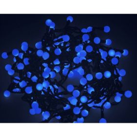 Гирлянда Neon-Night Мультишарики, диаметр 17,5 мм, 20м, 200 LED, Синие, черный ПВХ 303-503 (артикул 15789534) – фото 1