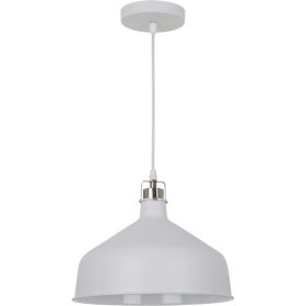 Подвесной светильник Camelion PL-425L С71 белый+хром, Amsterdam, E27, 60Вт, 230В, металл 13031 (артикул 15747760) – фото 1