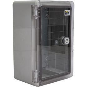 Корпус IEK ЩМПп пластиковый, 300х200х130мм, прозрачная дверь, УХЛ1, IP65 MKP92-N-302013-65 (артикул 17258574) – фото 1