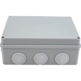 Распаечная коробка Navigator 93 409 nss-db-190-140-70-10-gr открытого монтажа 93409 (артикул 23787795) – фото 1