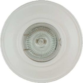 Гипсовый cветильник Светкомплект RD113WH AZТ13 белый azt13wh (артикул 27671700) – фото 1