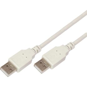 Кабель USB A - USB A REXANT 3 метра, серый 18-1146 (артикул 21956404) – фото 1