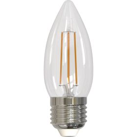 Светодиодная лампа Uniel Форма свеча Серия Sky LED-C35-9W/4000K/E27/CL PLS02WH UL-00005163 (артикул 15951196) – фото 1