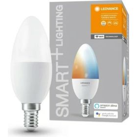 Умная WiFi лампа LEDVANCE SMART+ WiFi Candle Tunable White 40 5 W/2700…6500K E14 4058075485556 (артикул 21285466) – фото 1