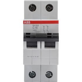 Автоматический выключатель ABB 2-полюсной sh202 c 16 2CDS212001R0164 (артикул 27130766) – фото 1
