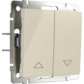 Выключатель жалюзи WERKEL W1124503 слоновая кость a051474 (артикул 21293554) – фото 1