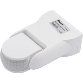 ИК датчик движения EKF настенный 1200Вт 180гр. до 12м IP65 MS-40 PROxima SQdd-ms-40 (артикул 16058430) – фото 1