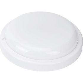 Накладной светильник Ecola LED ДПП Круг IP65 матовый белый 24W 220V 4200K 210x45 DPRV24ELC (артикул 16949419) – фото 1