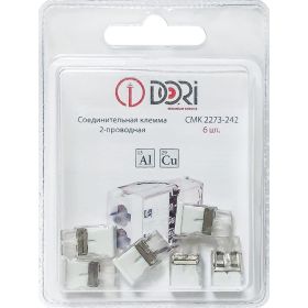 2-проводная соединительная клемма DORI СМК 2273-242 с пастой (6 шт.) 46349 (артикул 24424575) – фото 1
