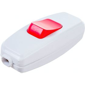 Переключатель-бра MONO ELECTRIC с красной кнопкой, в упаковке 170-010001-800 (артикул 16460617) – фото 1