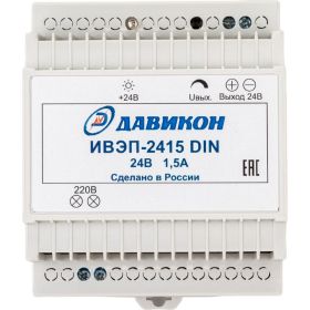 Блок питания ДAВИКОН ИВЭП-2415DIN (артикул 17581165) – фото 1