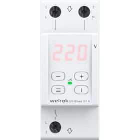 Реле напряжения Welrok d2-63 red 4660251140014 (артикул 26970674) – фото 1
