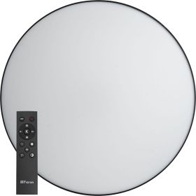Светодиодный управляемый светильник FERON AL6200 Simple matte тарелка 60W 3000К-6500K черный 48066 (артикул 21713584) – фото 1