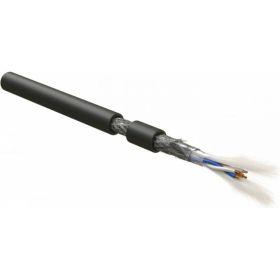 Кабель интерфейса Hyperline RS-SF-2x2x22/7-PVC-BK (500 м) RS-485, экранированный SF/UTP 444098 (артикул 19591026) – фото 1