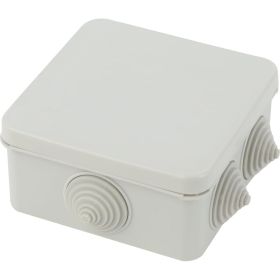 Распаечная коробка ЭРА KORz-100-100-50-6gv открытой установки КОР 100x100x50мм Б0055757 (артикул 20774613) – фото 1