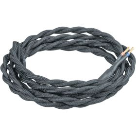 Провод Navigator NC-BT01-150-2x0.75 1.5м черный 61731 (артикул 16288590) – фото 1