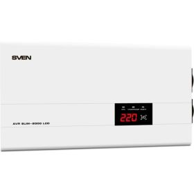 Стабилизатор напряжения SVEN AVR SLIM-2000 LCD SV-013950 (артикул 15625911) – фото 1