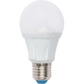 Светодиодная диммируемая лампа Uniel LED-A60 10W/6500K/E27/FR/DIM PLP01WH форма А UL-00004285 (артикул 16274769) – фото 1