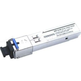 Оптический SFP модуль OSNOVO Ethernet, PoE SFP-S1SC12-G-1310-1550 УТ-00015185 (артикул 20536018) – фото 1