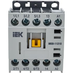 Миниконтактор IEK МКИ-11210 12А 230В/АС3 1НО KMM11-012-230-10 (артикул 16302267) – фото 1