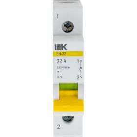 Рубильник IEK ВН-32 1Р 32А ИЭК MNV10-1-032 (артикул 15165150) – фото 1
