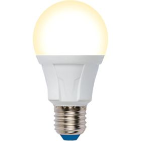 Лампа Uniel LED-A60, 10W/3000K/E27/FR/DIM, PLP01WH, светодиодная UL-00004287 (артикул 16274794) – фото 1