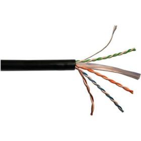 Кабель UTP LANMASTER 4 пары, Кат. 6, внешний, черный, 305м в кат., LAN-6EUTP-OUT (артикул 16102444) – фото 1